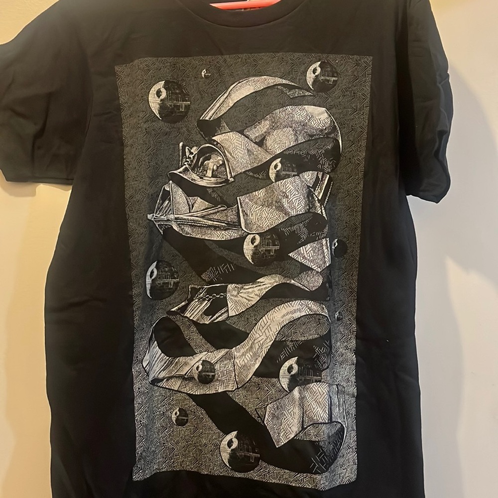 Star Wars Darth Vader Men’s Black Graphic Tee Short Sleeve Size Medium